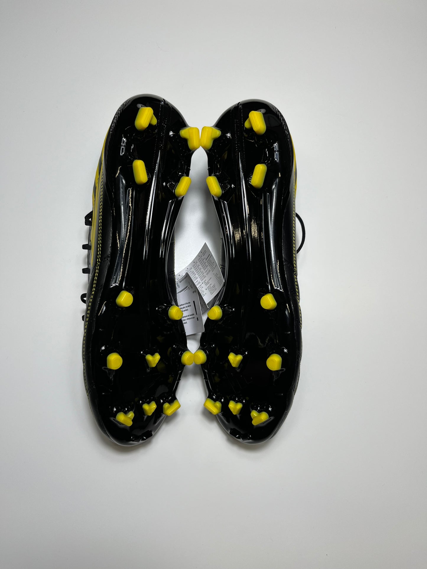 Adidas F50 Elite leather yellow black FG UK 10.5 Brand new