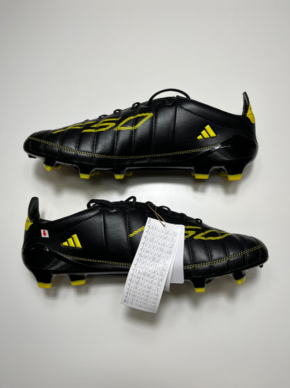 Adidas F50 Elite leather yellow black FG UK 10.5 Brand new