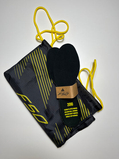 Adidas F50 Elite leather yellow black FG UK 10.5 Brand new