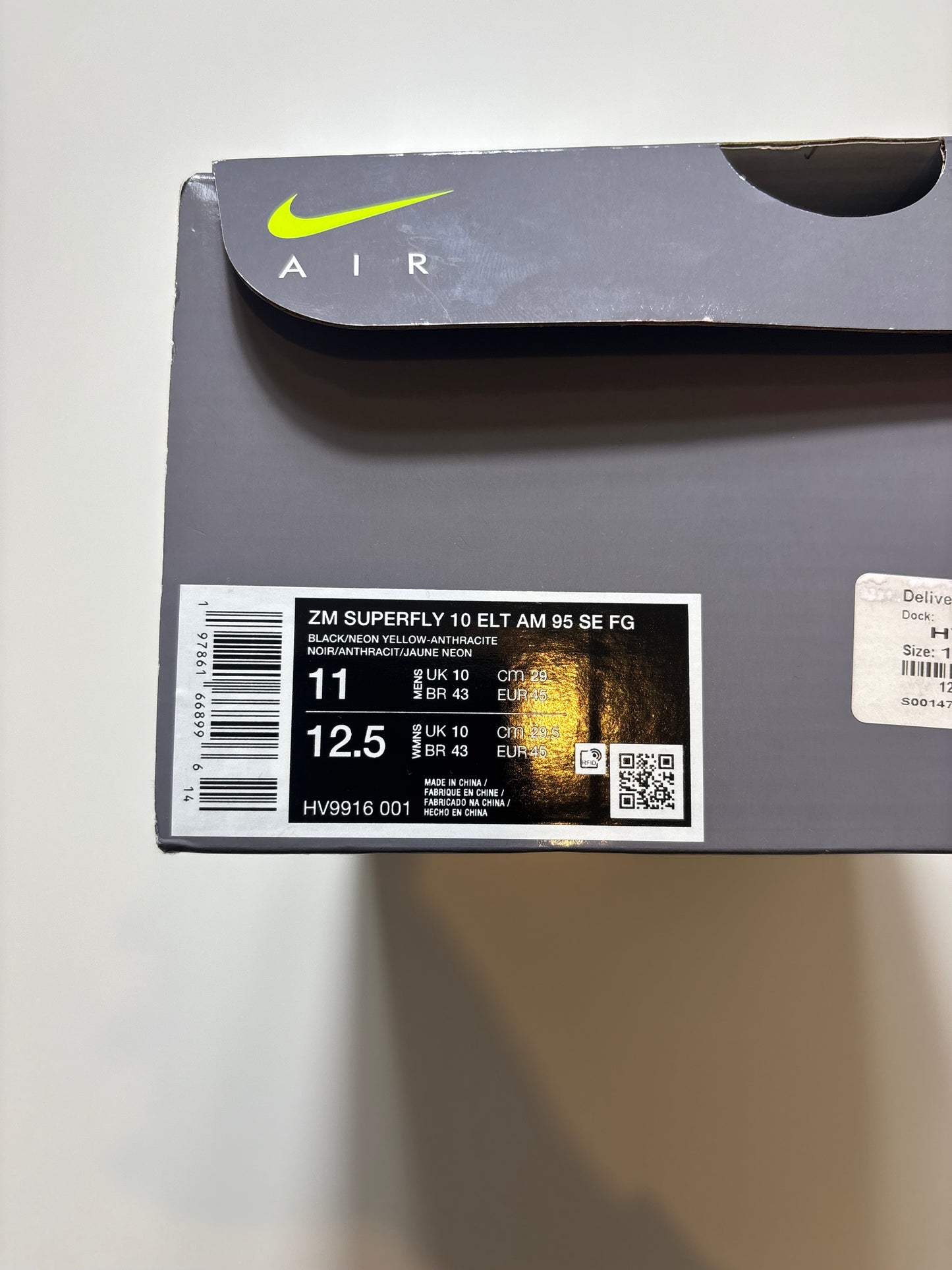 Nike Mercurial Superfly 10 Elite Air max 95 FG UK 10
