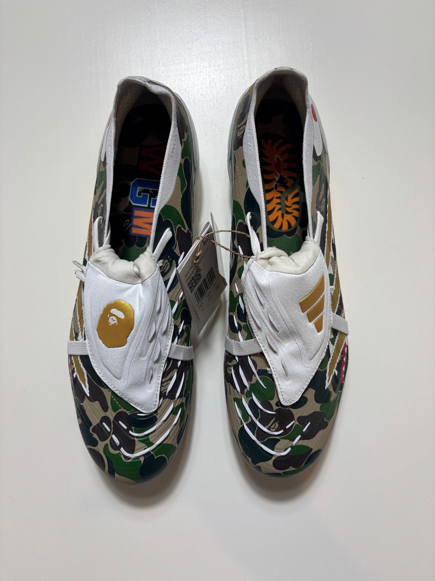 Adidas x BAPE Predator Elite FG UK 10.5