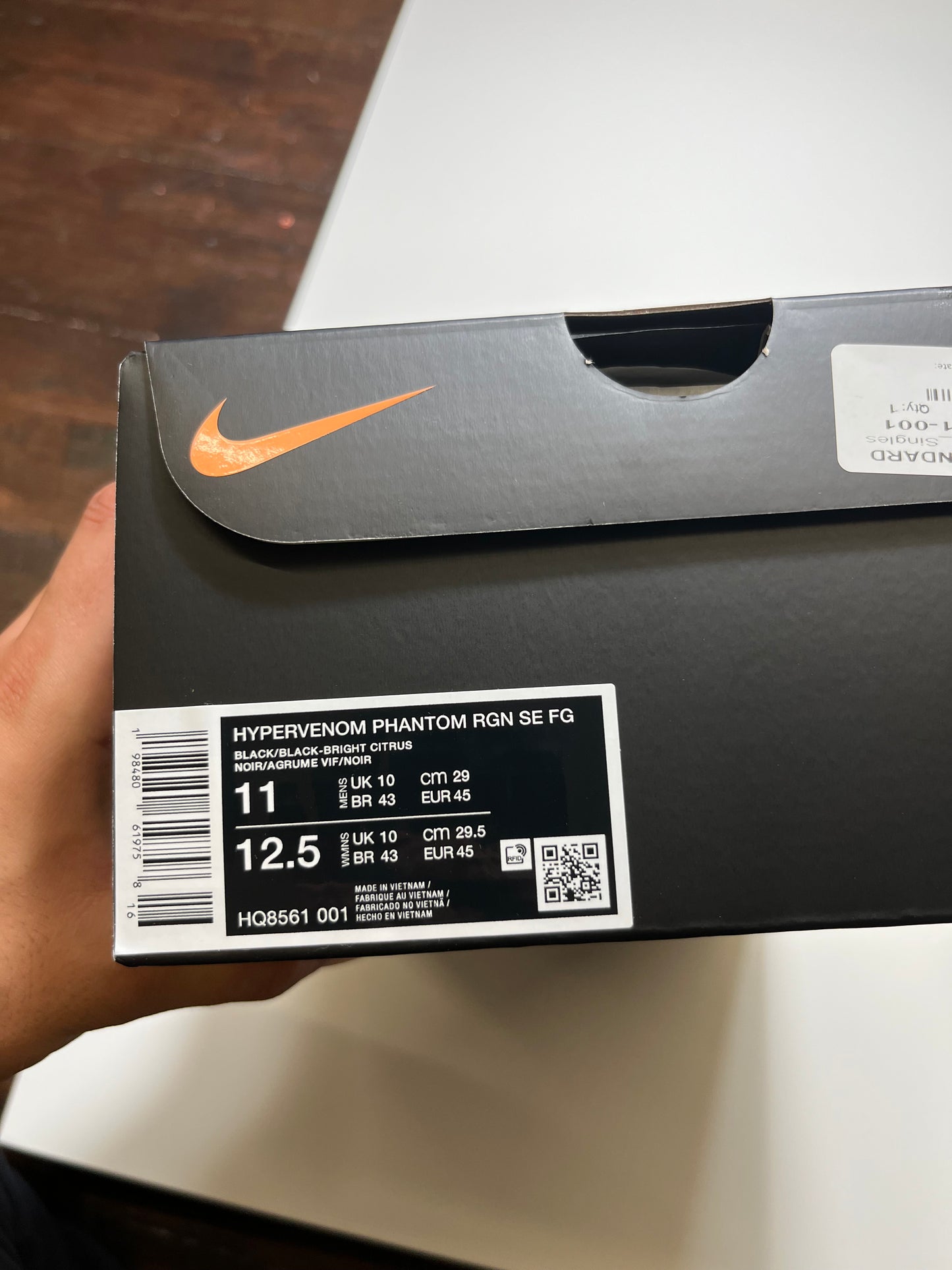 Nike Hypervenom 1 RGN Elite FG UK 10 Brand New