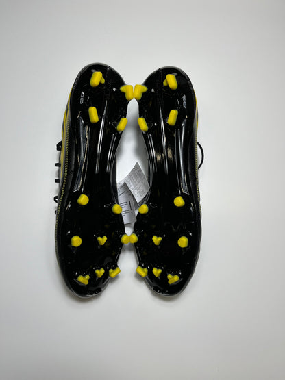 Adidas F50 Elite leather yellow black FG UK 10.5 Brand new