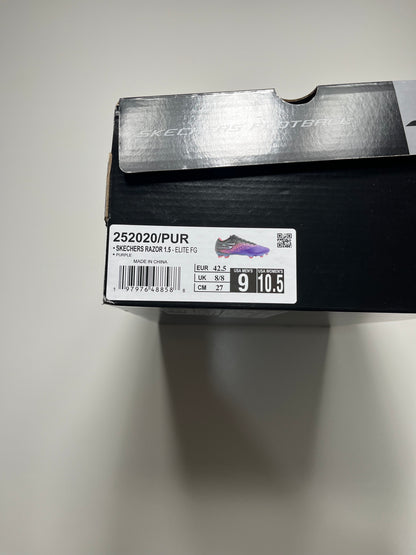 Sketchers Razor Purple 1.5 Elite, FG, UK 8, Brand New